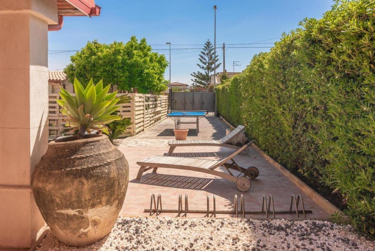 Villa Con Piscina Al Mare Ognina Eksteriør bilde